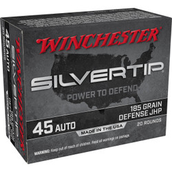 Winchester 45 ACP 185 Grain Silvertip HP 20 Rd